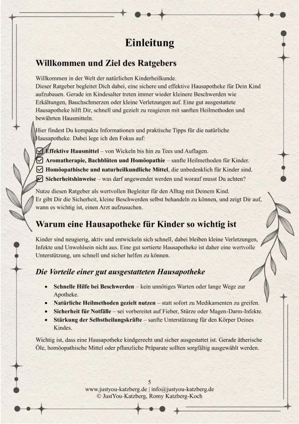 Ratgeber für Mamas<br>Die natürliche Hausapotheke für Dein Wunder – Bild 6